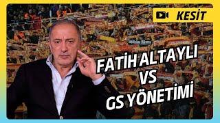 Fatih Altaylı - Galatasaray Yönetimi Düellosu! Cüneyt Özdemir Yorumluyor