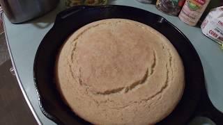 Cast Iron Skillet Cornbread. So Quick and Easy.