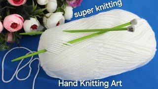 Wow! You will love this simple and stylish knitting pattern. KNITTING STITCH