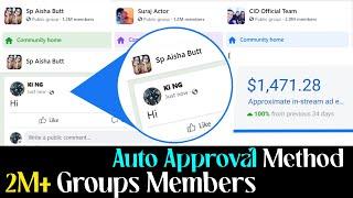 #3) Group Mastery (BIG SECRET REAVEL) - Facebook Monetization 2023 | In-Stream Ads Course