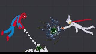 Avengers fight the Gorse in People Playground