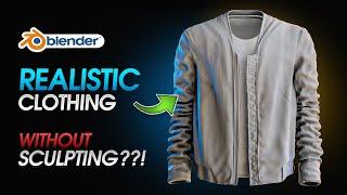 How to Create Realistic Jacket using Cloth Simulation Brushes in Blender