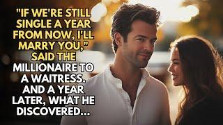 "If We're Still Single A Year From Now, I'll Marry You," Said The Millionaire To A Waitress...