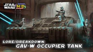 Lore-Breakdown of the TX-225 GAVw Occupier Tank - Rogue One | Star Wars Hyperspace Database