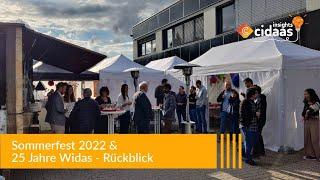 cidaas Sommerfest 2022 & 25 Jahre Widas - Rückblick