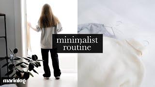 Minimalist routine | First decluttering of this year | Silent vlog