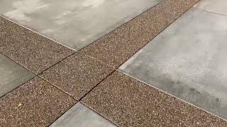 Home Sweet Home Again! Exposed Aggregate Border
