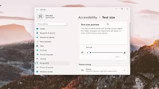 Make Text Bigger Or Smaller On Windows 11 [Tutorial]