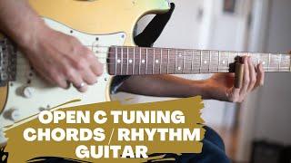 Learn to play chords in Open C tuning - the BEST guitar tuning :-)