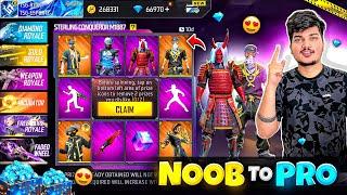 Free Fire TSG Ritik Challenged Me To Make NOOB Id PRO In 9999 Diamonds -Garena Free Fire