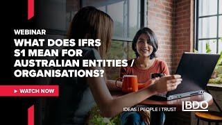 Webinar | What Does IFRS S1 Mean for Australian Entities Organisation