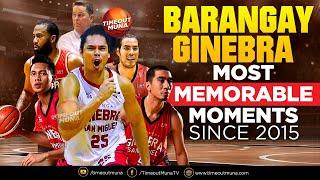 PBA Brgy. Ginebra Most Memorable Moments and Plays | #NeverSayDie Team