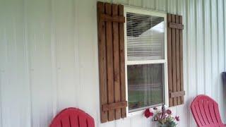 Build Your Own Cedar Shutters (Easy, DIY Project)