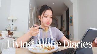 Living Alone Diaries | Dealing with repeated burnouts in my 20s, cooking & eating, NYC holiday mood