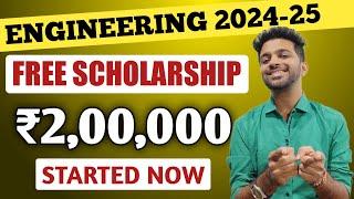 Free SCHOLARSHIP for Engineering 2024-25 Students | Documents Required & Eligibility To Apply