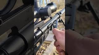 Big Bore Texan ss .357 caliber air rifle!! 100+ yard sniper! #youtubeshorts #shorts #viral #airgun