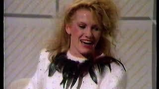 Knitwear designer Ruth Herring on Friday Night Saturday Morning 1982