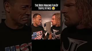 The Rock Makes Fun Of Triple H Face 