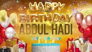 ABDUL HADi - Happy Birthday Abdul Hadi