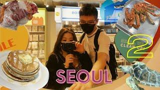 Dear Seoul || OUR FIRST COUPLE TRIP FT. FLUFFY PANCAKES & FRESH SEAFOOD @Noryangjin Fish Market!