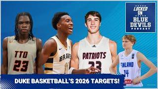 EXCLUSIVE: Duke Basketball's 2026 Recruiting BLITZ | Will Jon Scheyer LAND Top Targets?