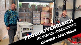 Diesel Stromaggregat ITC Power DG12000SET  im Vergleich zum AiPower APD13000Q, Ademax Erklärvideo