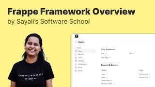 Understanding Frappe Framework : Features Overview for Beginners.