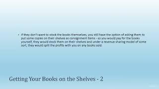 A Guide to Book Self-Publishing and Promotion : How to Get on the Shelves With Major Retailers