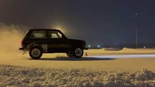 lada Niva Legend 2023 drift. Новая Нива Легенд зимой.