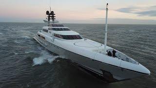 Silver Yachts' 73.3m/ 240'6" DragonFly in Scheveningen