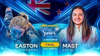 JUNIOR GIRLS FINAL ▸ MAST v EASTON ▸ 2024 WPA World Championships New Zealand