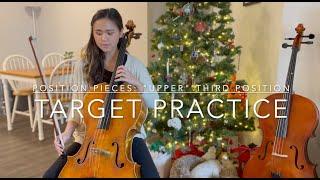 Target Practice "Upper" Third Position (Cello Play Along) | Position Pieces Book 1 By Rick Mooney