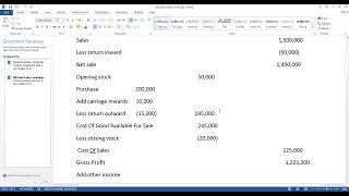 Income Statement