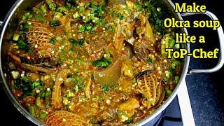 OKRA SOUP -  BEST OKRA SOUP /OKRO RECIPE