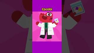 Visite um Médico T-rex #Shorts #Cocobi | Canciones para Niños