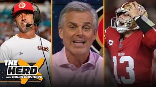 Brock Purdy struggles in loss to Lions, Should the 49ers pay him after this season? | NFL | THE HERD