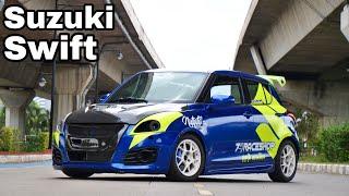 แนวทางการแต่ง Suzuki Swift Monster Sport แต่งสไตล์เซอร์กิต [ ไล่ข้าง105hp ]