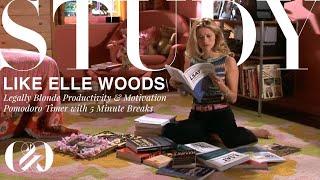 Study Like Elle Woods | Productivity & Motivation Pomodoro Timer with Legally Blonde Breaks