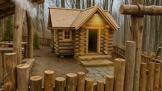 We Built This Mansion in the Middle of the Forest for 365 Days to Survive