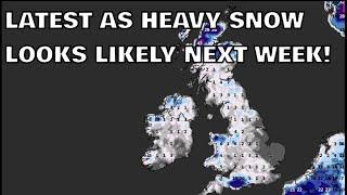 Latest as Heavy Snow Looks Likely Next Week! 13th November 2024