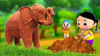 जादुई मिट्टी का हाथी - Magical Clay Elephant Story | Hindi Moral Stories for Kids | JOJO TV Kids