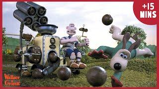 Wallace & Gromit's Cracking Contraptions ️ | 15+ MIN Compilation ⏱️ #WallaceandGromit
