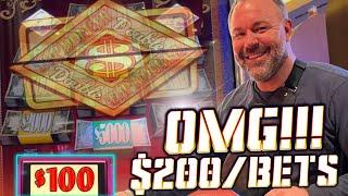 $200/BETS ONLY!! MY BIGGEST JACKPOT EVER on DOUBLE TOP DOLLAR & 5 HAND PAYS