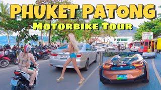 【 4K】Phuket Motorbike Tour | Ride Patong Adventure Thailand