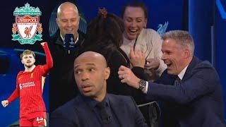 PSG vs Liverpool 0-1 Thierry Henry And Carragher Crazy Reaction Elliott Goal️ Arne Slot Interview
