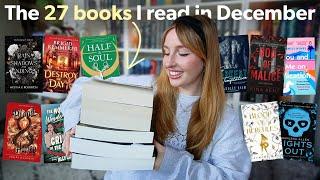 The 27+ books I read in December  December reading wrap up