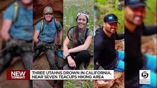 3 Utahns drown on canyoneering trip in California