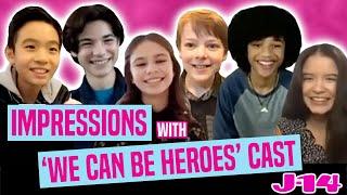 Netflix's We Can Be Heroes Cast Does Impressions — Missy, Wild Card and More