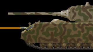 Maus vs Br-482B | Armor Penetration Simulation