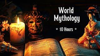 Fall and Stay Asleep: 10 Hours of World Mythology Stories - ASMR